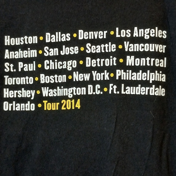 ROYAL apparel Paul Simon/Sting T-shirt On Stage Together 2014 Tour Organic - Picture 5 of 9